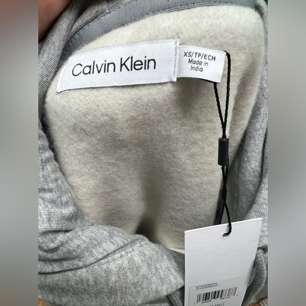 Calvin Klein hoodie fleece sweatshirt - Picture 4 of 10